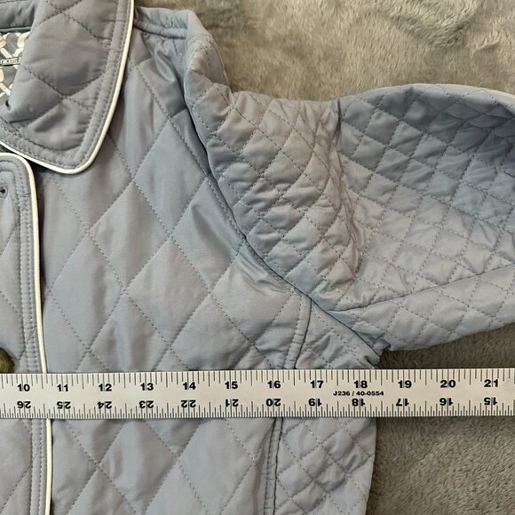 Chico's Quilted Button Chore Barn Jacket Gray Women's size SMALL 4/6 - Picture 5 of 7